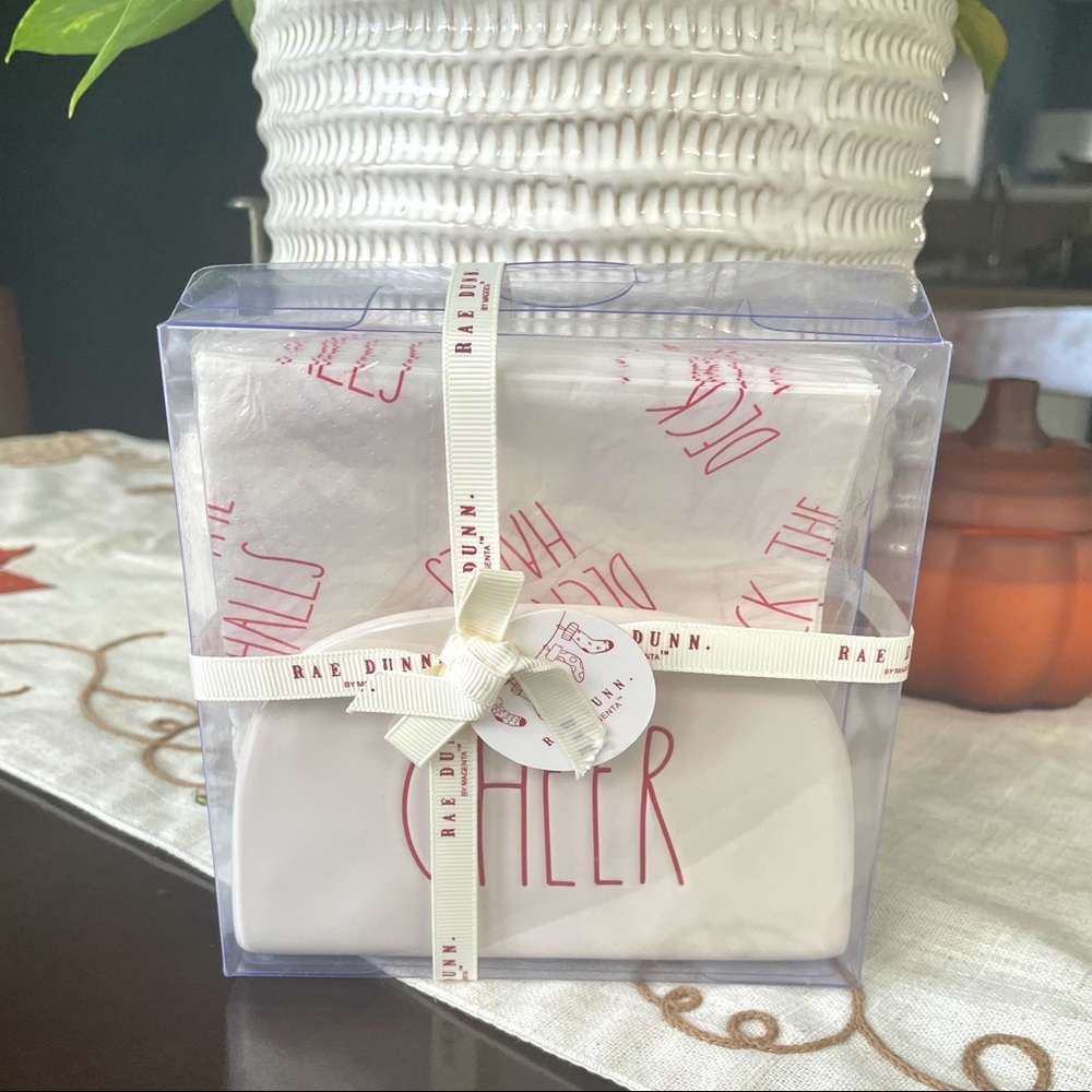 Rae Dunn Cheer Napkin Holder